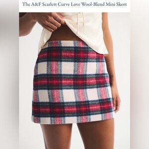 Abercrombie & Fitch Plaid Mini Skirt